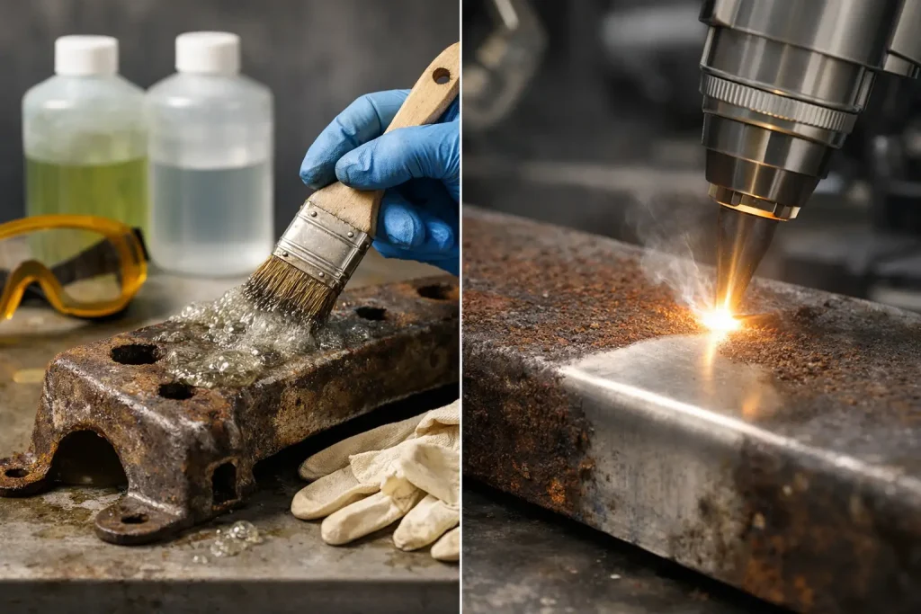 Chemical Stripping vs Laser: Which Fits?