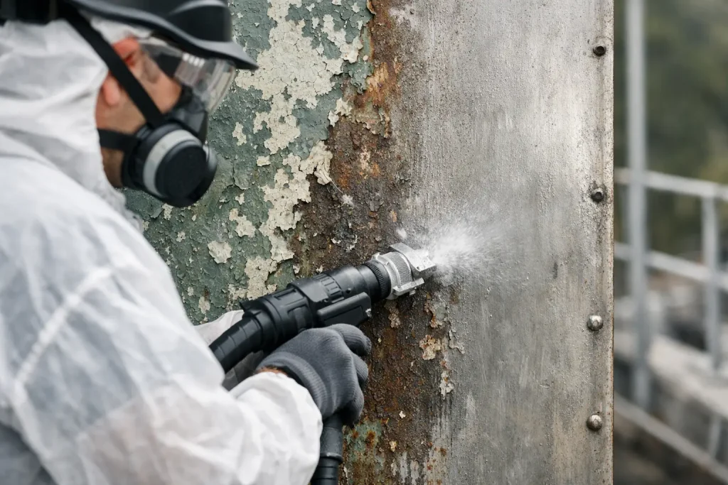 Coating Removal Without Blasting Works