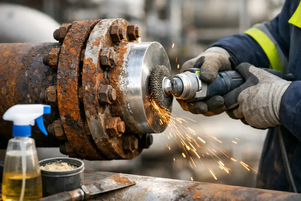 Corrosion Removal Process for Critical Assets