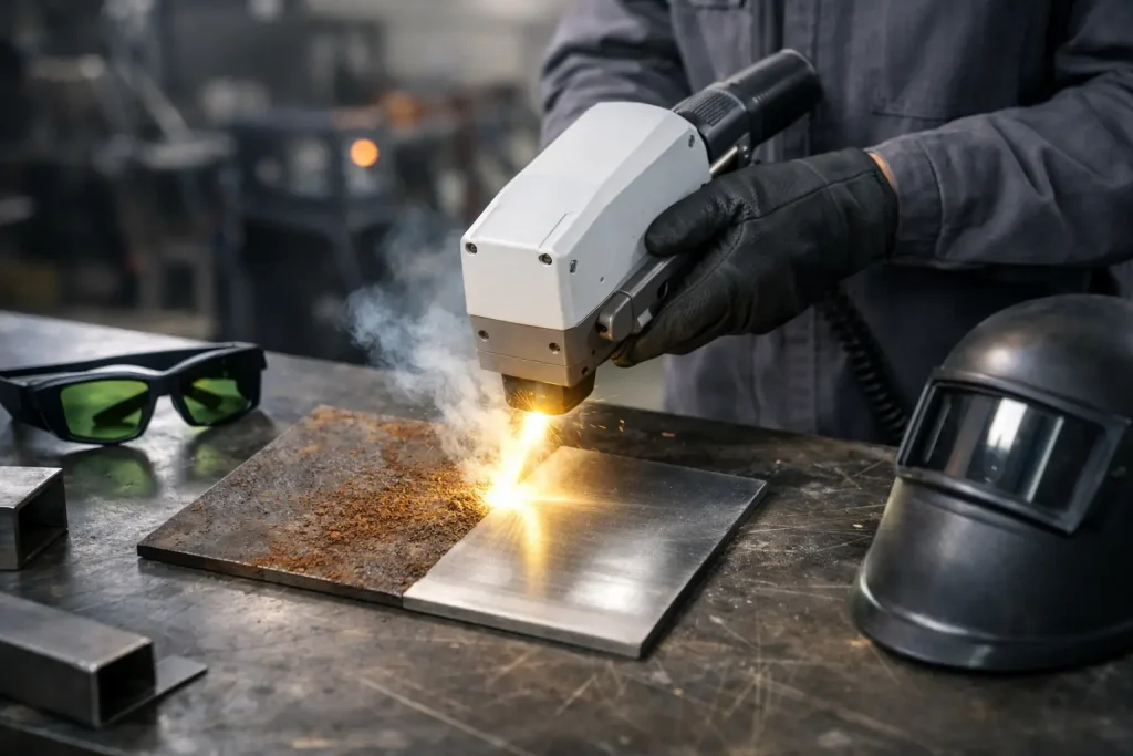 Laser Cleaning for Fabrication: Better Prep